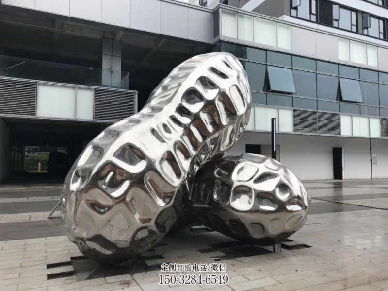 大庆花生雕塑制造,白钢构件,不锈钢花生雕塑提供 大庆花生雕塑制造,白钢构件,不锈钢花生雕塑提供